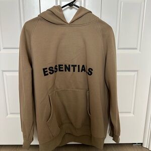 Fear of God Essentials Tan Hoodie